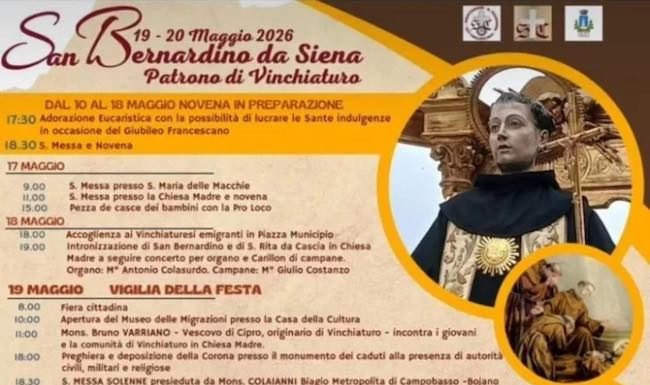 san bernardino vinchiaturo 2026