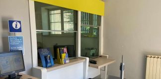 ufficio postale molisano dopo lavori del progetto polis