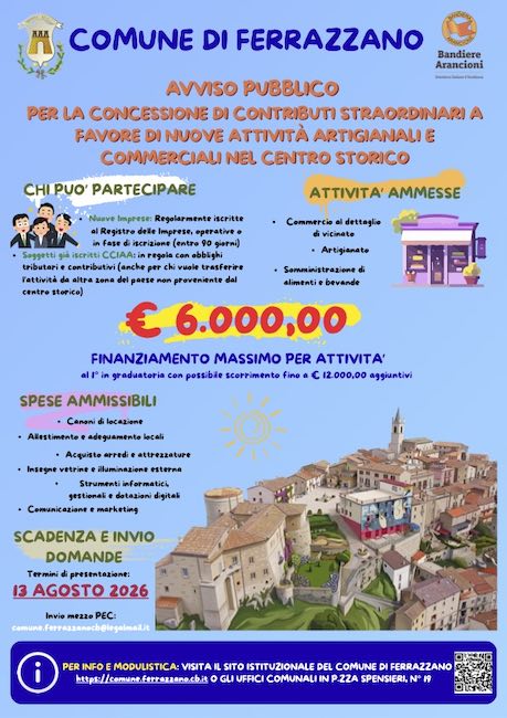 concessioni contributi attività artigianali