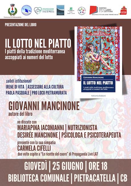 il lotto nel piatto 25 giugno 2026