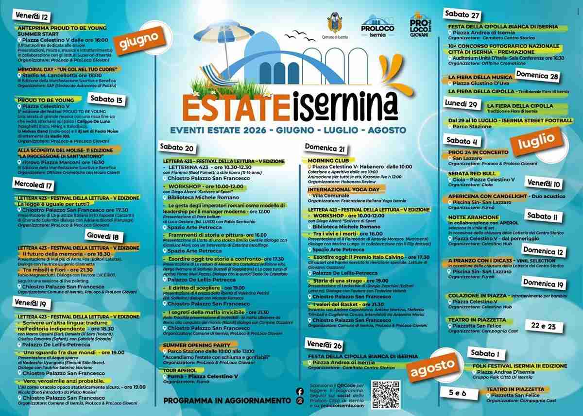 eventi Isernia Estate 2026