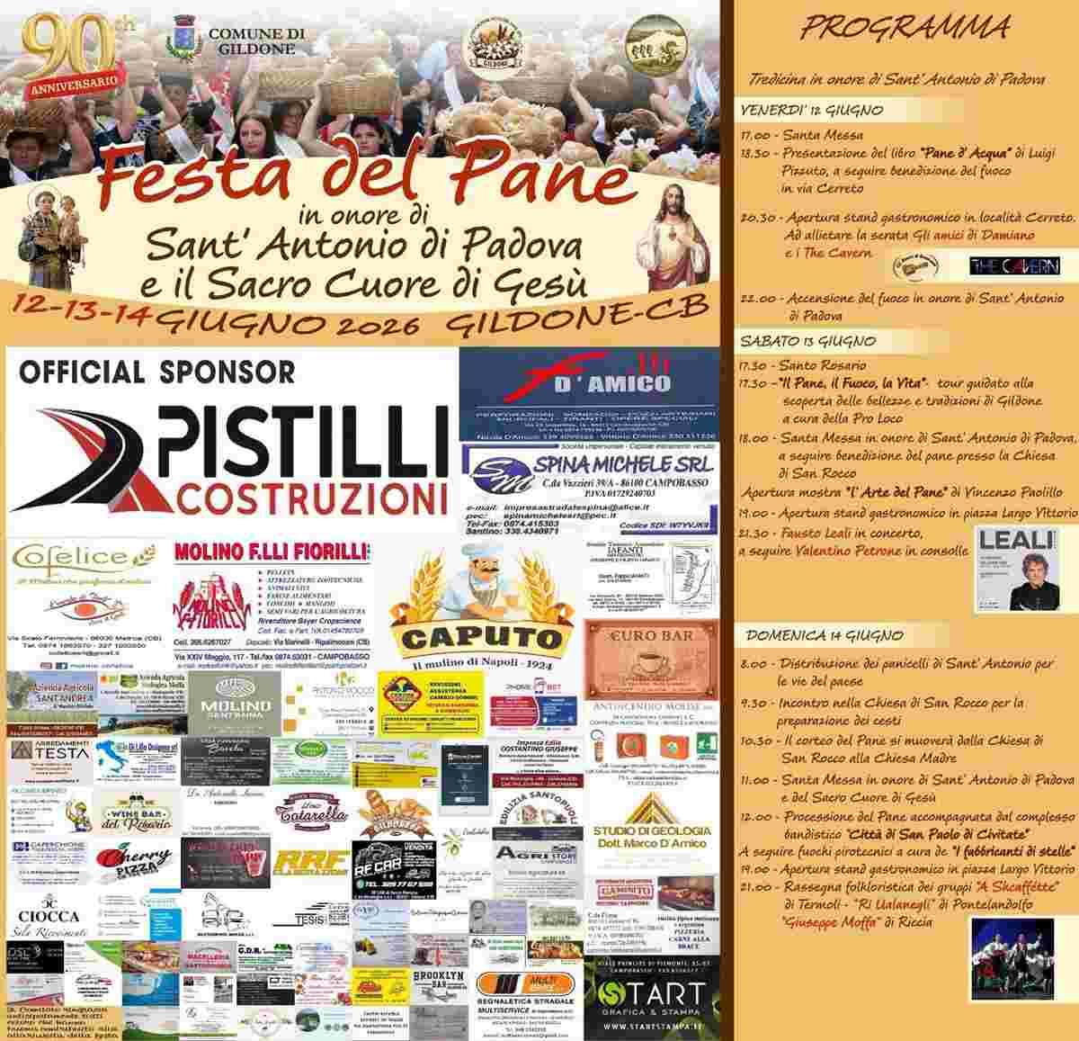 Festa del pane Gilldone 2026