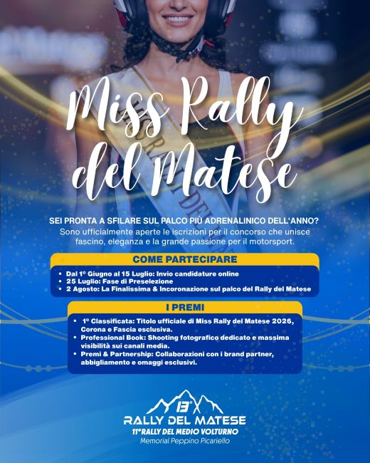 miss rally del matese 2026