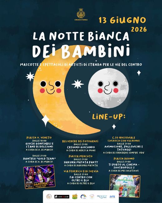 notte bianca dei bambini termoli 2026