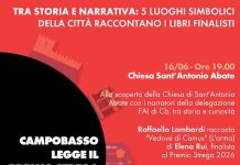 Campobasso legge lo Strega: ultime tappe nel centro storico premio strega 16 giugno 2026