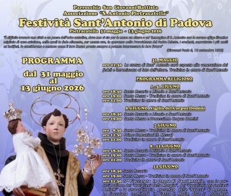 sant'antonio pietracatella 2026
