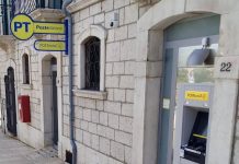 Oratino, operativo il nuovo ATM Postamat ufficio postale oratino