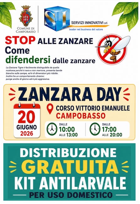 zanzara day 20 giugno 2026