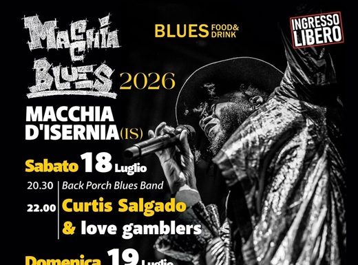Eventi in Molise il 18 luglio 2026: gli appuntamenti del giorno Macchia Blkues Fetsival