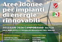 Energie rinnovabili e aree idonee: il 24 luglio a Campobasso il confronto nazionale sulle best practices per il futuro del Molise energie rinnovabili aree idonee