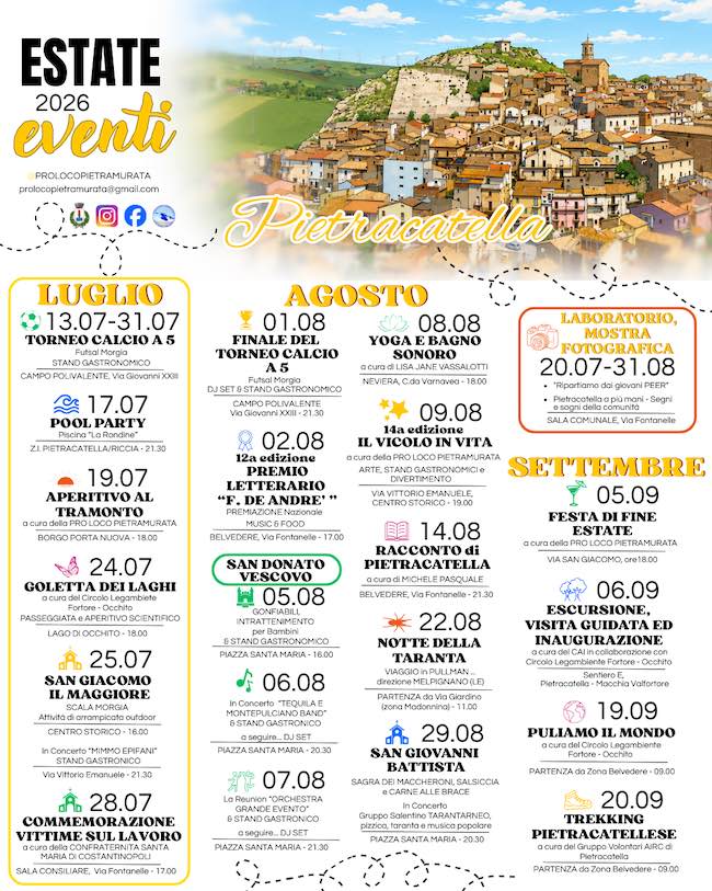 estate pietracatella 2026