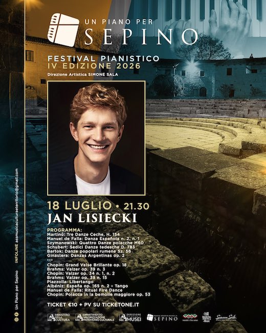 jan lisiecki 18 luglio 2026