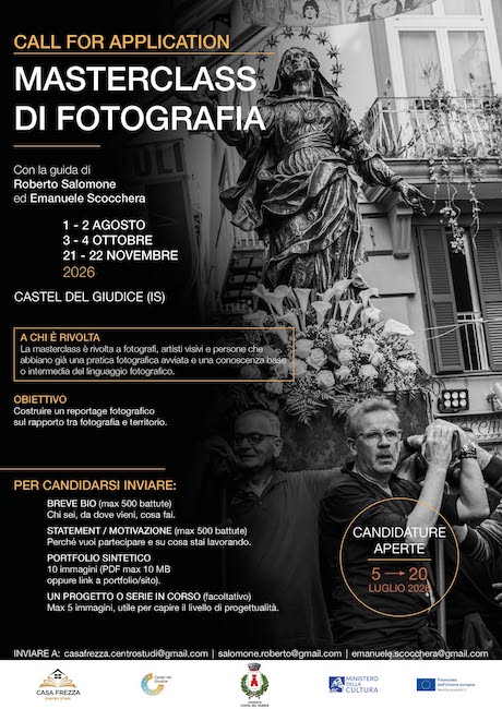 masterclass di fotografia