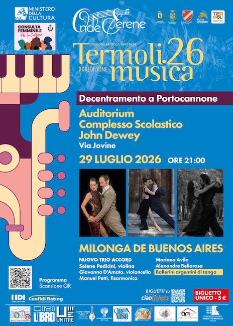 milonga 29 luglio 2026