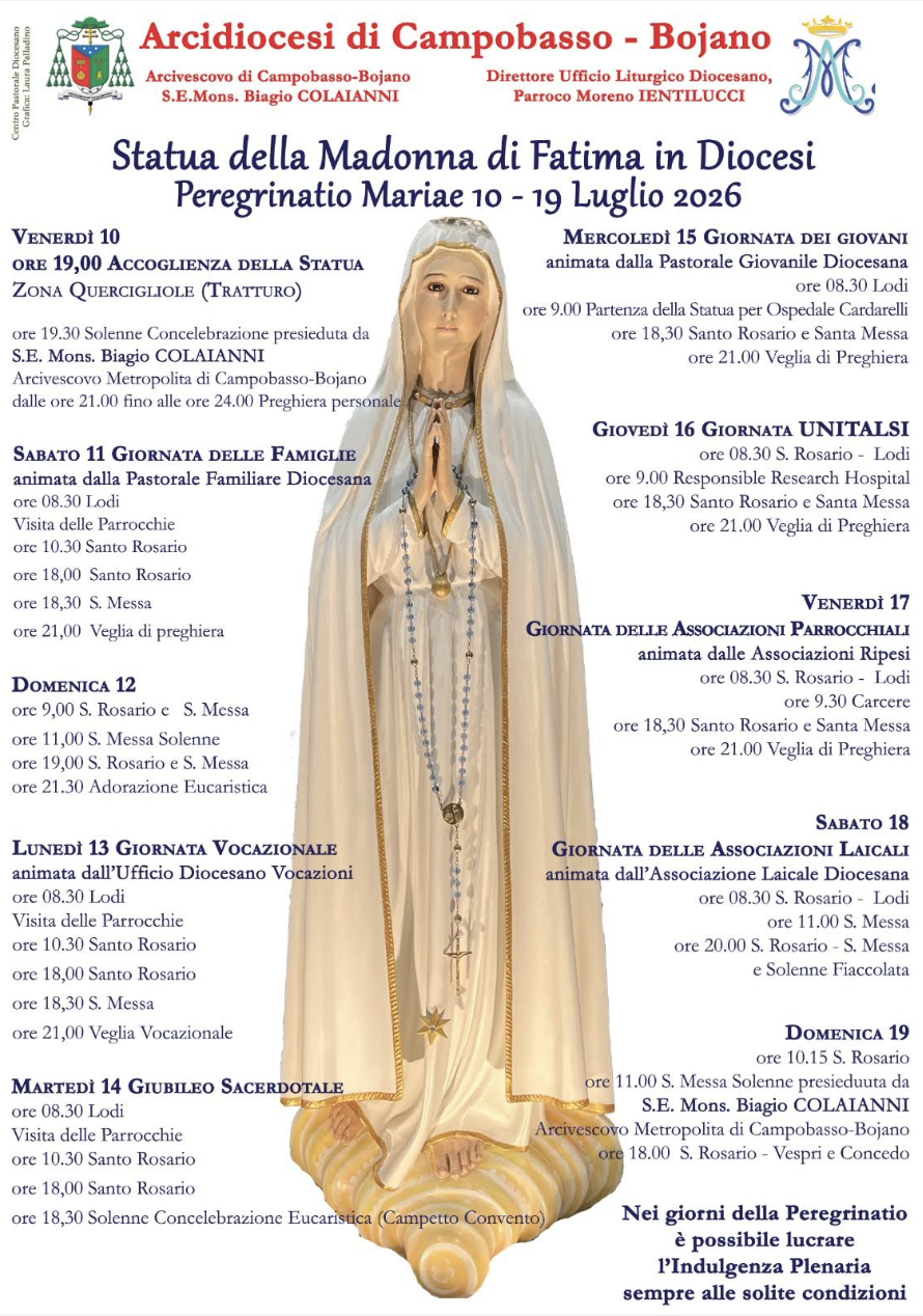 statua madonna di fatima campobasso