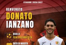Donato Ianzano è un nuovo centrocampista del Termoli Calcio 1920 donato Ianzano