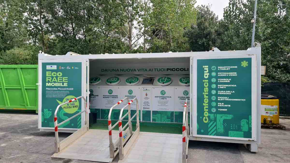 WEEEWaste, parte il tour dell’Isola Ecologica Itinerante nell’Area Urbana di Campobasso