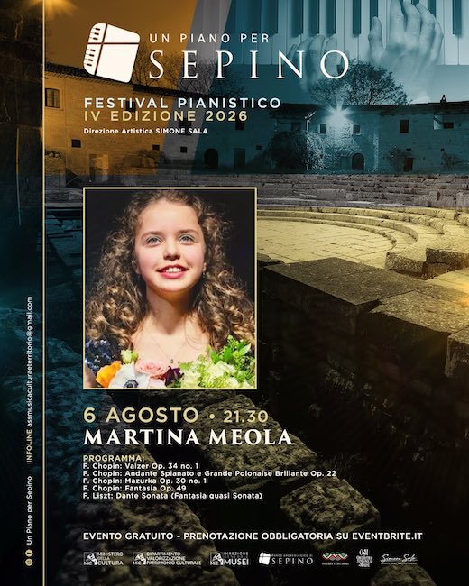 martina meola 6 agosto 2026