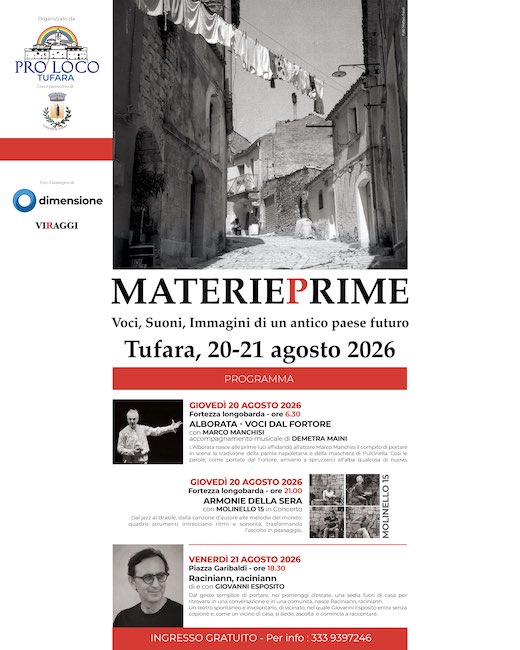 materie prime 2026