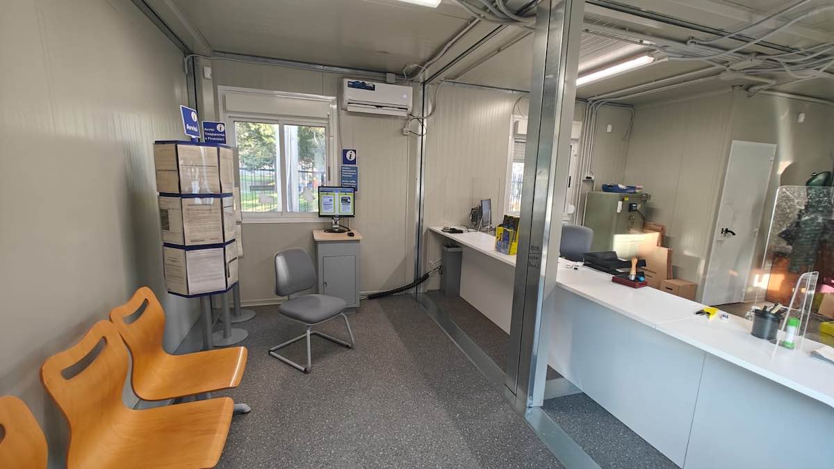 prefabbricato modualre a uso ufficio postale