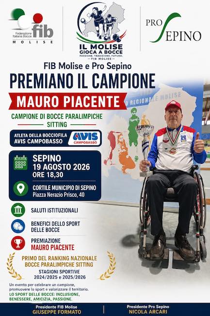 premiazione piacente 2026