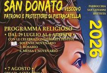 Pietracatella celebra San Donato: tre giorni di festa, musica e tradizione san donato 2026