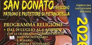 Pietracatella celebra San Donato: tre giorni di festa, musica e tradizione san donato 2026