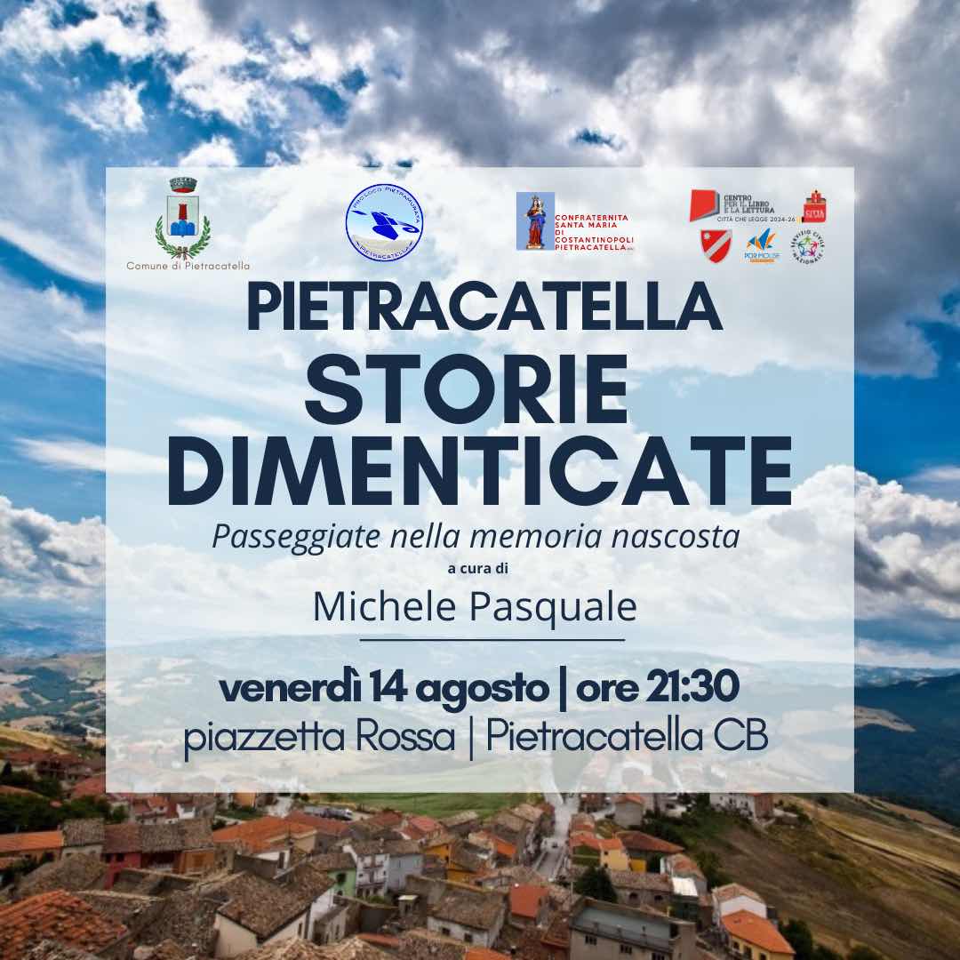 Pietracatella storie dimenticate 14 agosto 2026