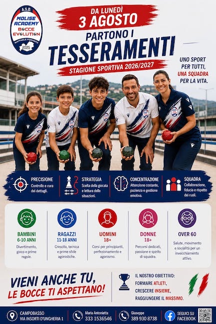 tessaramenti bocce