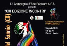 A San Giuliano del Sannio torna “Incontri”: la rassegna folklorica xxi edizione incontri