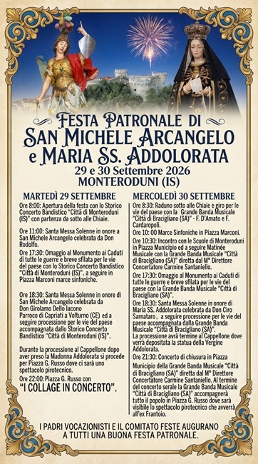 Festa San Michele Monteroduni