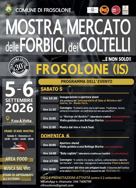 Mostra mercato coltelli Frosolone