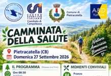 camminata pietracatella 27 settembre 2026