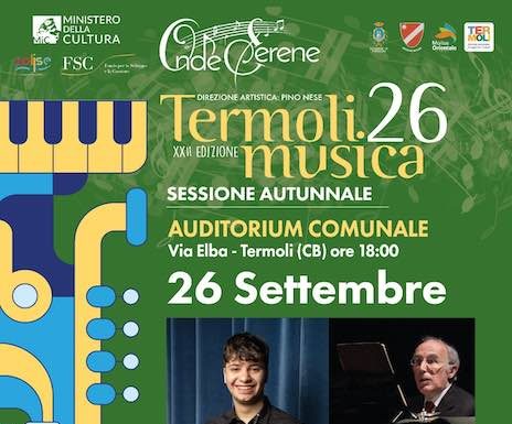 concerto 26 settembre 2026