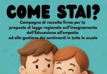 Raccolta firme a Campobasso per la legge sull’educazione all’empatia nelle scuole empatia locandina