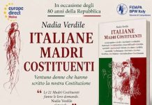 Le Madri Costituenti tornano a parlare: a Campobasso l’incontro con Nadia Verdile locandina italiane madri costituenti