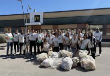 Campobasso, oltre 165 kg di rifiuti raccolti nella tappa di “Insieme a te per l’ambiente” di McDonald’s mcd giornata ipa campobasso