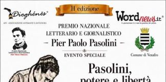 Premio Pasolini, il 26 settembre a Venafro premio pasolini 2026