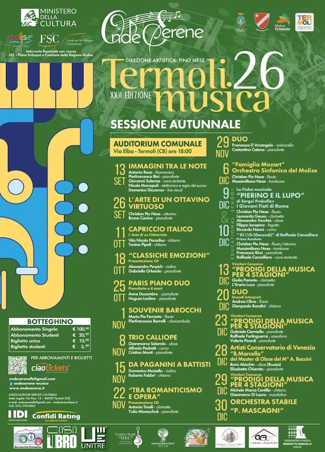 programma sessione autunnale 2026