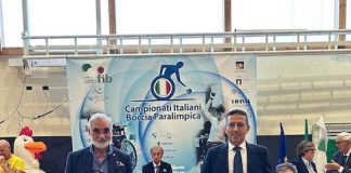 Boccia Paralimpica, bronzo tricolore per Samuele Tullo ai Campionati Italiani di Padova tullo con favre e santucci