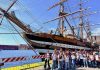 La scuola Petrone prende il largo: gli alunni in visita sull’Amerigo Vespucci visita vespucci