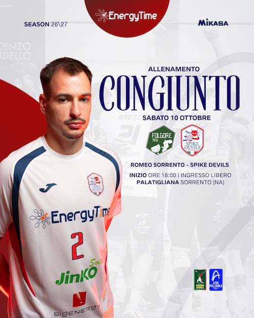 allenamento congiunto 10 ottobre 2026