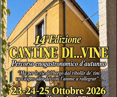 Eventi in Molise il 23 ottobre 2026: sagre e altri appuntamenti cantine divine Guardiaregia 2026
