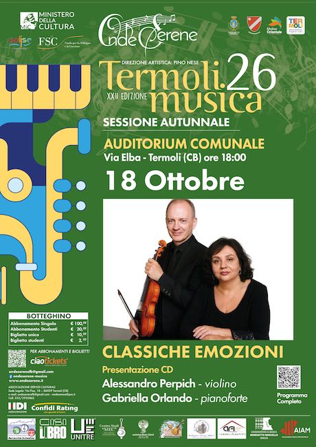classiche emozioni 18 ottobre 2026