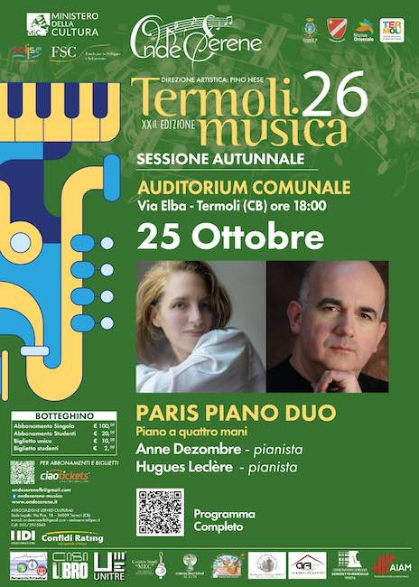 concerto 25 ottobre 2026