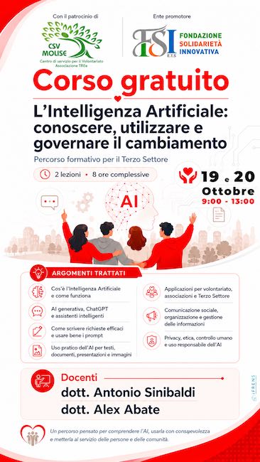 corso intelligenza artificiale 2026