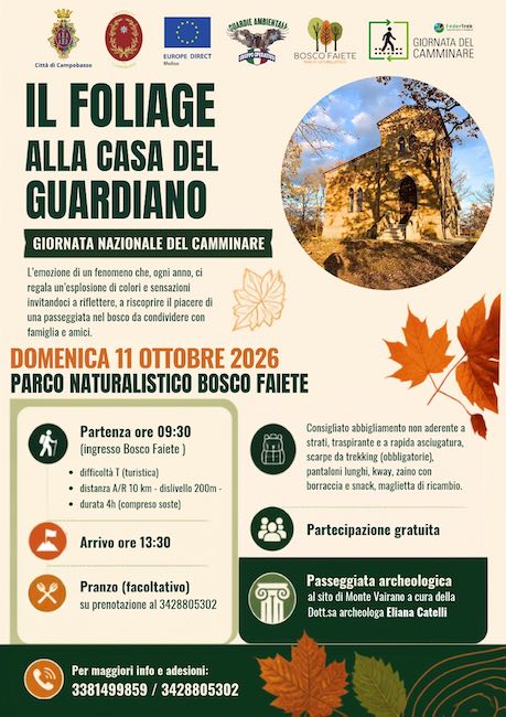 folliage 11 ottobre 2026