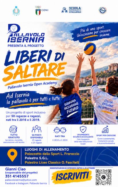 liberi di saltare isernia