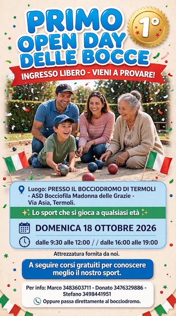 open day bocce