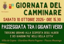 Giornata Nazionale del Camminare, doppio appuntamento a Campobasso tra trekking urbano e natura passeggiata 10 ottobre 2026